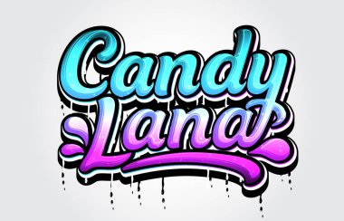 Şekerleme El Harfleme Grafiği Şablonu