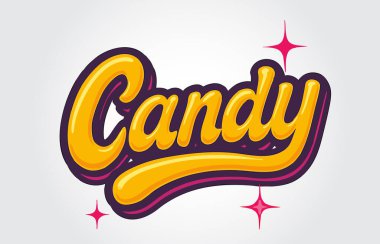 Şekerleme El Harfleme Grafiği Şablonu