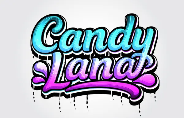 Şekerleme El Harfleme Grafiği Şablonu