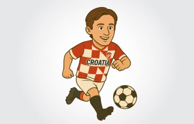 futbol oyuncusu vektör illüstrasyon tasarımı