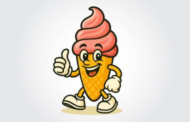 Tatlı dondurma karikatürü.