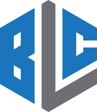 BLC Harf monogramı İlk Logo Tasarım Şablonu Vektör İlülasyonu. BLC zarif ve Profesyonel simge dekoru