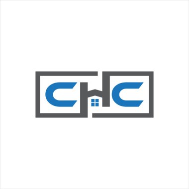 CHC Harf monogramı İlk Logo Tasarım Şablonu Vektör İllüstrasyonu. CHC zarif ve Profesyonel simge dekoru