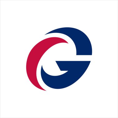 CG Harf monogramı İlk Logo Tasarım Şablonu Vektör İllüstrasyonu. CG zarif ve Profesyonel simge dekoru