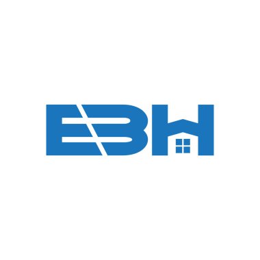 EBH Harf monogramı İlk Logo Tasarım Şablonu Vektör İllüstrasyonu. EBH zarif ve Profesyonel simge arzusu