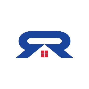 RR Letter monogramı İlk Logo Tasarım Şablonu Vektör İllüstrasyonu. RR zarif ve Profesyonel simge arzusu