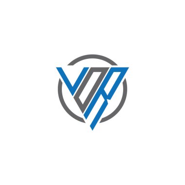 VDR Letter monogramı İlk Logo Tasarım Şablonu Vektör İllüstrasyonu. VDR zarif ve Profesyonel simge arzusu