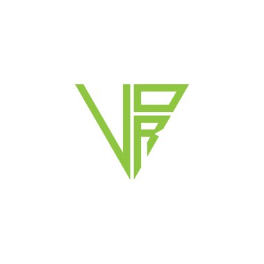 VDR Letter monogramı İlk Logo Tasarım Şablonu Vektör İllüstrasyonu. VDR zarif ve Profesyonel simge arzusu