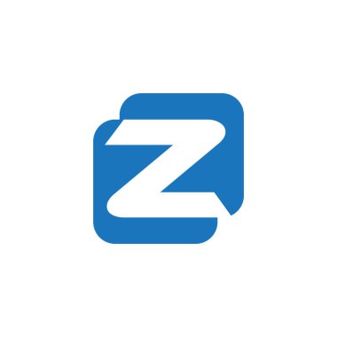 Z Harfi monogramı İlk Logo Tasarım Şablonu Vektör İllüstrasyonu. Z zarif ve Profesyonel simge dekoru