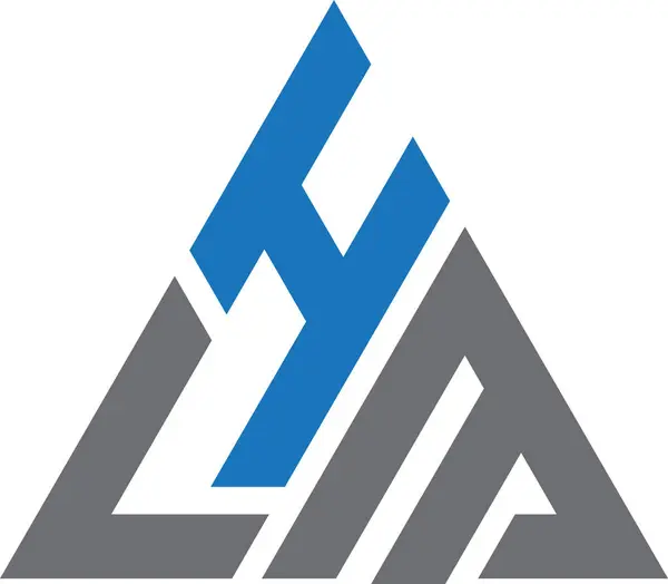 LHM Harf Monogramı İlk Logo Tasarım Şablonu Vektör İllüstrasyonu. LHM zarif ve Profesyonel simge dekoru