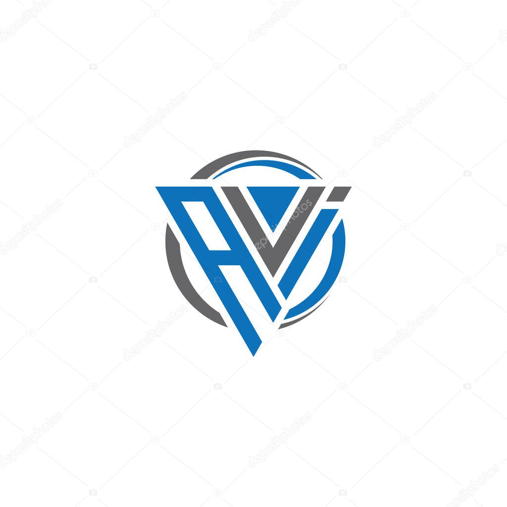 AVI Letter monogram Initial Logo Design Template Vector Illustration. AVI elegant and Professional icon desig