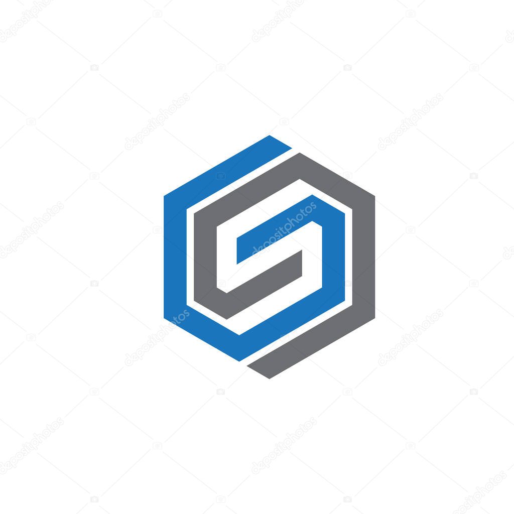 GSG Letter monogram Initial Logo Design Template Vector Illustration. GSG elegant and Professional icon desig