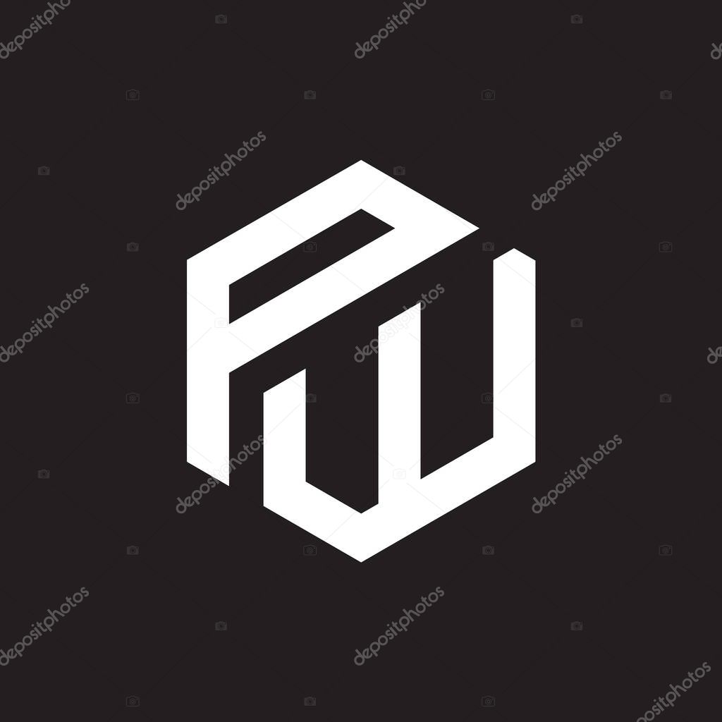 PW Letter monogram Initial Logo Design Template Vector Illustration. PW elegant and Professional icon desig