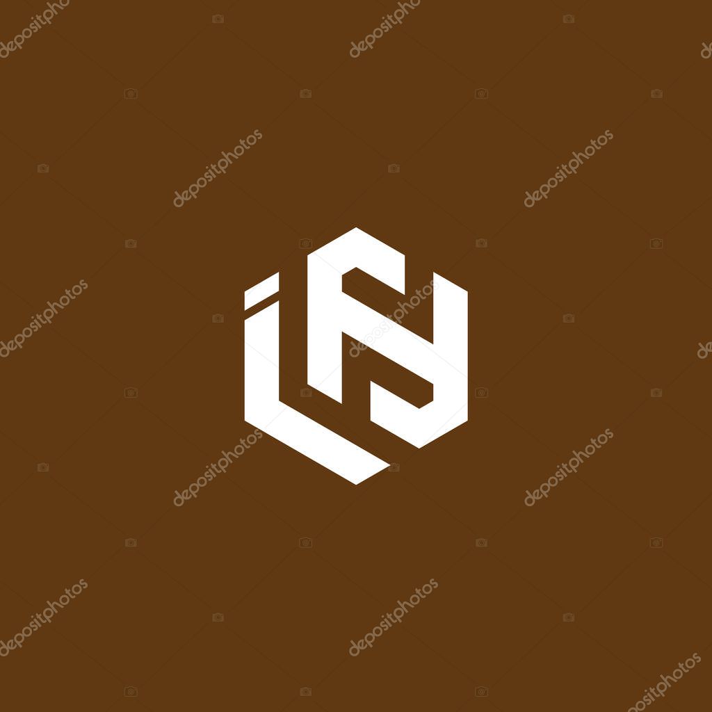 IH Letter monogram Initial Logo Design Template Vector Illustration. IH elegant and Professional icon desig