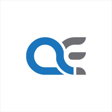 AE Letter monogramı İlk Logo Tasarım Şablonu Vektör İllüstrasyonu. AE zarif ve Profesyonel simge dekoru