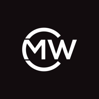 RM logo RM simgesi RMM monogram RMletter RMminimalist RM Çember RMDüz Modern düz soyut logo tasarımı.