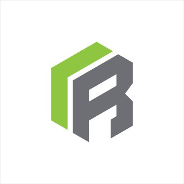 RR Letter monogramı İlk Logo Tasarım Şablonu Vektör İllüstrasyonu. RR zarif ve Profesyonel simge arzusu