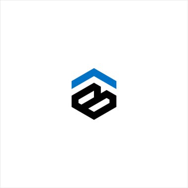AB Harfi monogramı İlk Logo Tasarım Şablonu Vektör İllüstrasyonu. AB zarif ve Profesyonel simge arzusu