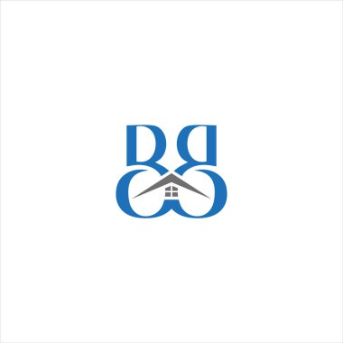 BB Harf monogramı İlk Logo Tasarım Şablonu Vektör İllüstrasyonu. BB zarif ve Profesyonel simge dekoru