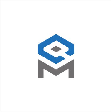 CM MC Harf Monogramı İlk Logo Tasarım Şablonu Vektör İllüstrasyonu. CM MC zarif ve Profesyonel simge dekoru