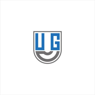 UCG UGC Harf Monogramı İlk Logo Tasarım Şablonu Vektör İlülasyonu. UCG UGC zarif ve Profesyonel simge arzusu