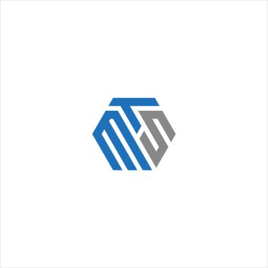 MTS TMS Letter monogramı İlk düz, modern, düz, soyut logo tasarımı. MTS TMS zarif ve Profesyonel simge dekoru