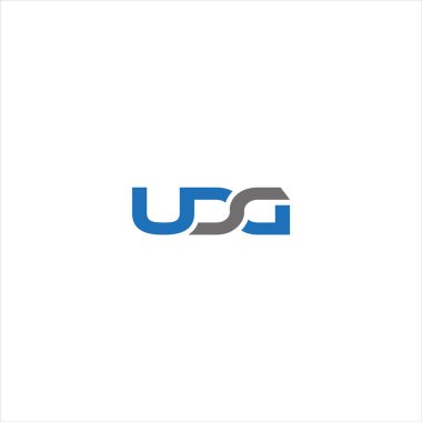 UDD Harf monogramı İlk düz, modern, soyut logo tasarımı. UDD zarif ve Profesyonel simge dekoru