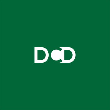 DCD Letter monogramı İlk düz, modern, soyut logo tasarımı. DCD zarif ve Profesyonel simge dekoru