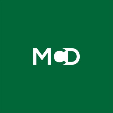 MCD Letter monogramı İlk düz, modern, soyut logo tasarımı. MCD zarif ve Profesyonel simge dekoru