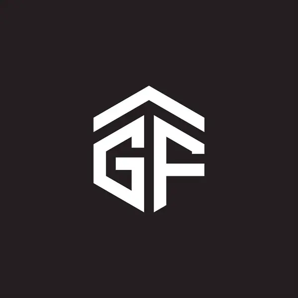 AGF Harf monogramı İlk Logo Tasarım Şablonu Vektör İllüstrasyonu. AGF zarif ve Profesyonel simge arzusu