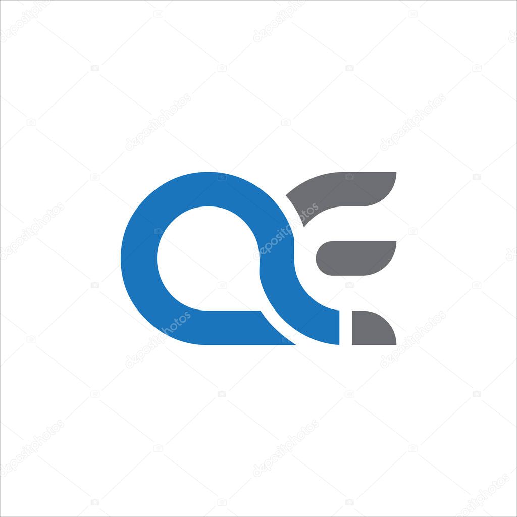 AE Letter monogram Initial Logo Design Template Vector Illustration. AE elegant and Professional icon desig