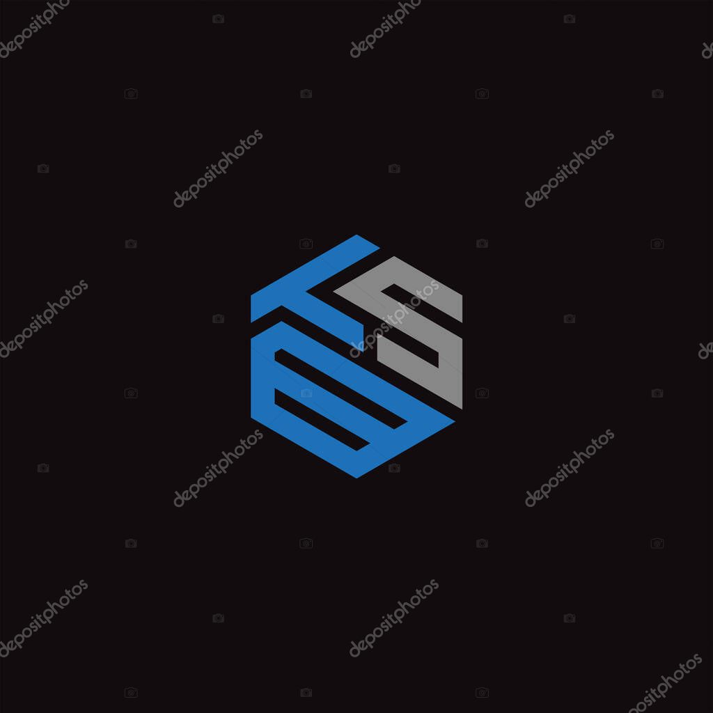 BTS TBS Letter monogram Initial flat Unique modern flat abstract logo design. BTS TBS elegant and Professional icon desig