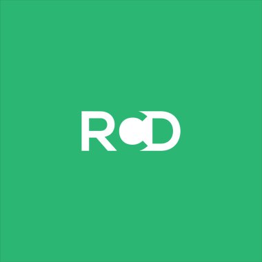 RCD Letter monogramı İlk düz, modern, soyut logo tasarımı. RCD zarif ve Profesyonel simge dekoru