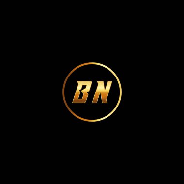 BN Letter monogramı İlk düz, modern, soyut logo tasarımı. BN zarif ve Profesyonel simge dekoru