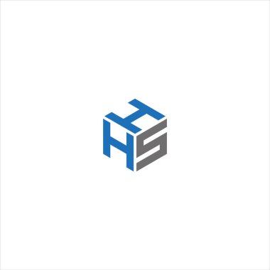 HHS Letter monogramı Eşsiz modern düz soyut logo tasarımı. HHS zarif ve Profesyonel simge dekoru