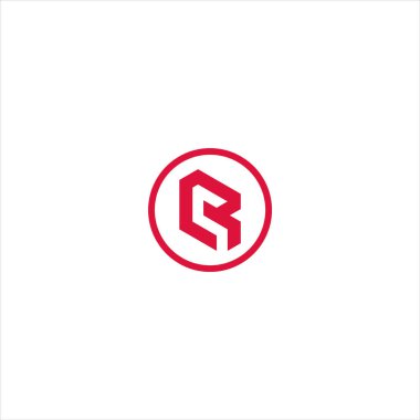 LR Letter monogramı. Eşsiz, modern, soyut logo tasarımı. LR zarif ve Profesyonel simge dekoru