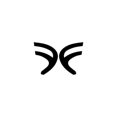 FFM Harf monogramı İlk Logo Tasarım Şablonu Vektör İllüstrasyonu. FFM zarif ve Profesyonel simge dekoru
