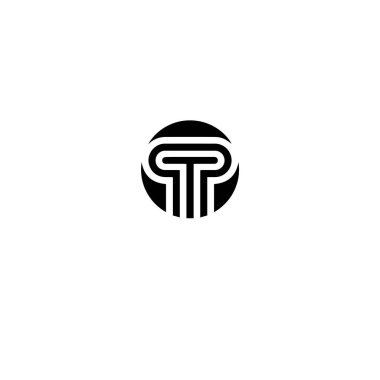 TPP Harf monogramı İlk Logo Tasarım Şablonu Vektör İllüstrasyonu. TPP zarif ve Profesyonel simge dekoru
