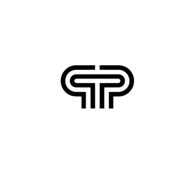TPP Harf monogramı İlk Logo Tasarım Şablonu Vektör İllüstrasyonu. TPP zarif ve Profesyonel simge dekoru