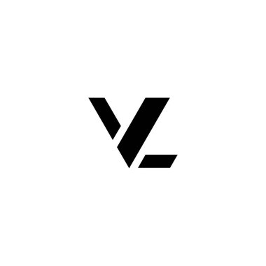 VL LV Harf Monogramı İlk Logo Tasarım Şablonu Vektör İlülasyonu. VL LV zarif ve Profesyonel simge arzusu
