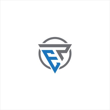 EP Harf monogramı. İlk düz, modern, soyut logo tasarımı. AP zarif ve Profesyonel simge dekoru