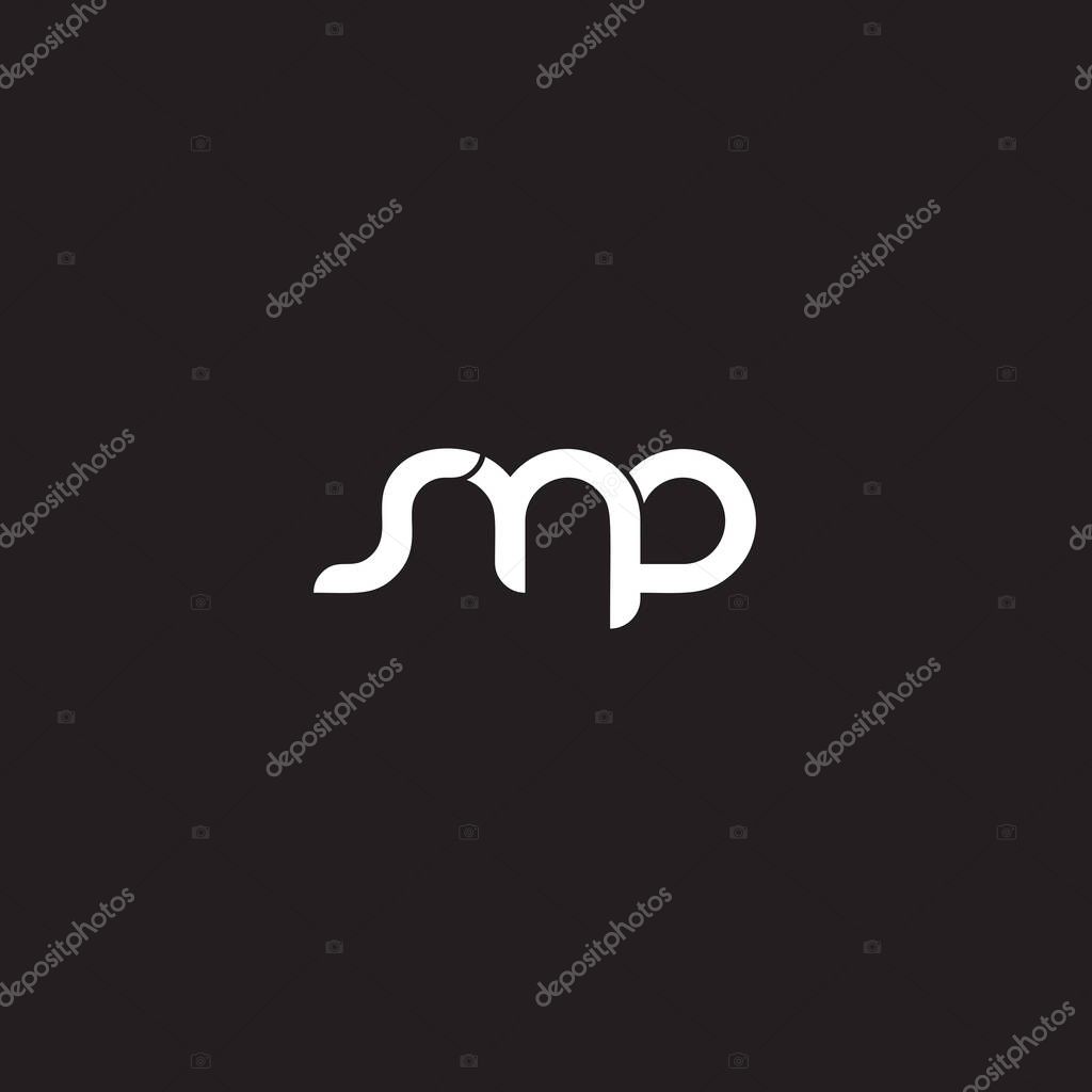 SMP Letter monogram Initial Unique modern flat abstract logo design. SMP elegant and Professional icon desig