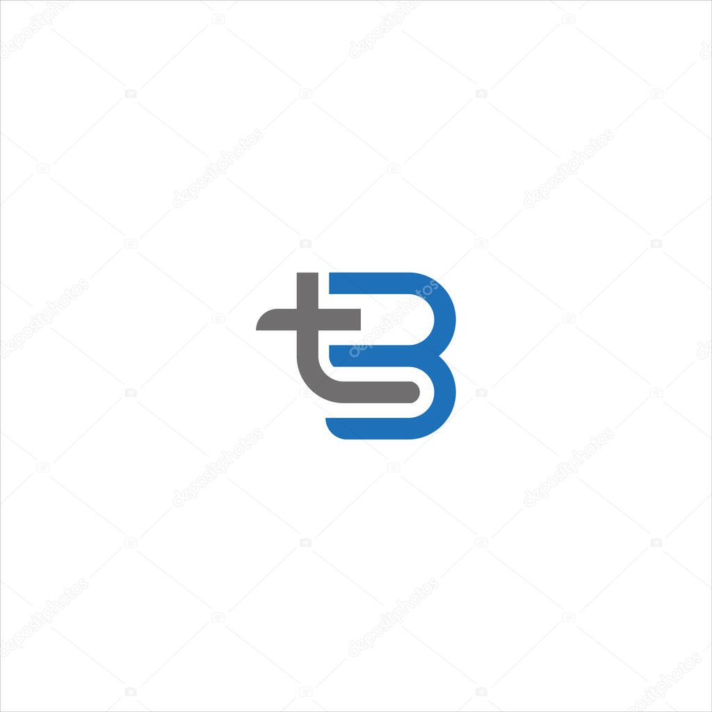 TB Letter monogram Initial Unique modern flat abstract logo design. TB elegant and Professional icon desig