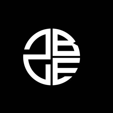 ZBE logosu ZBE simgesi ZBE vektörü ZBE harfi ZBE minimalist ZBE üçgeni Düz Düz Düz Soyut Logo Tasarımı