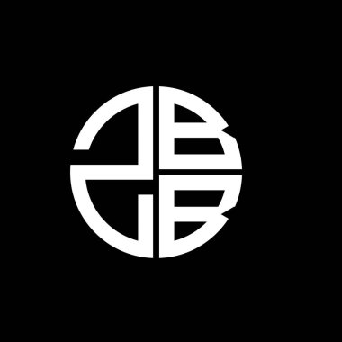 ZBB logosu ZBB simgesi ZBB vektörü ZBB harfli minimalist ZBB üçgeni ZBB düz modern düz soyut logo tasarımı
