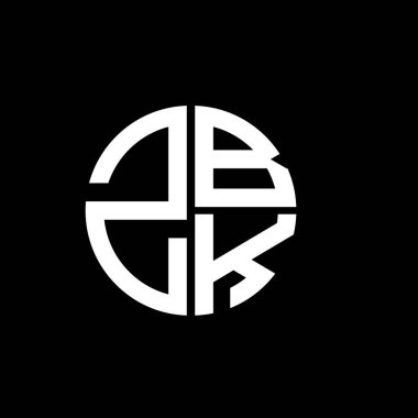 ZBk logosu ZBk simgesi ZBk vektörü monogram ZBkletter ZBkminimalist ZBktriangle ZBkflat Modern düz soyut logo tasarımı