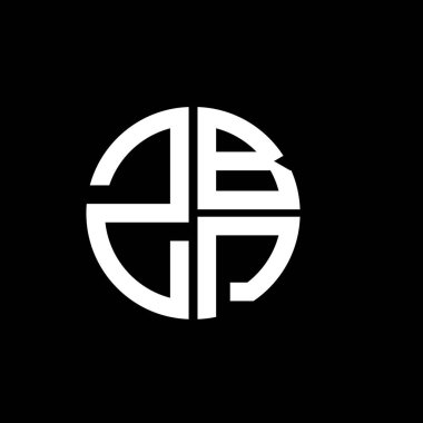 ZBP logosu ZBP ikonu ZBP monogram ZBPPPMinimalist ZBPtriangle ZBPPflat Modern düz soyut logo tasarımı