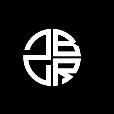 ZBR logo ZBR simgesi ZBR vektör ZBR monogramı ZBRletter ZBRMinimalist ZBRtriangle ZBRflat Modern düz soyut logo tasarımı