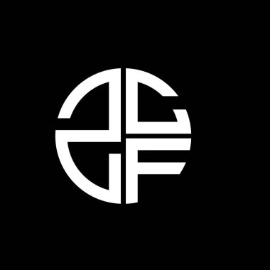ZCF logo ZCF simgesi ZCF vektörü ZCFF monogram ZCFminimalist ZCFangle ZCFflat Modern düz soyut logo tasarımı
