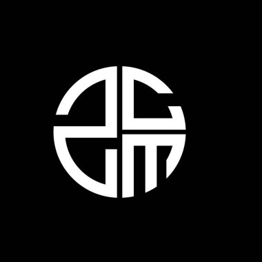ZCM logosu ZCM simgesi ZCM vektörü ZCMletter ZCMMÜçgeni ZCMflat Modern düz soyut logo tasarımı